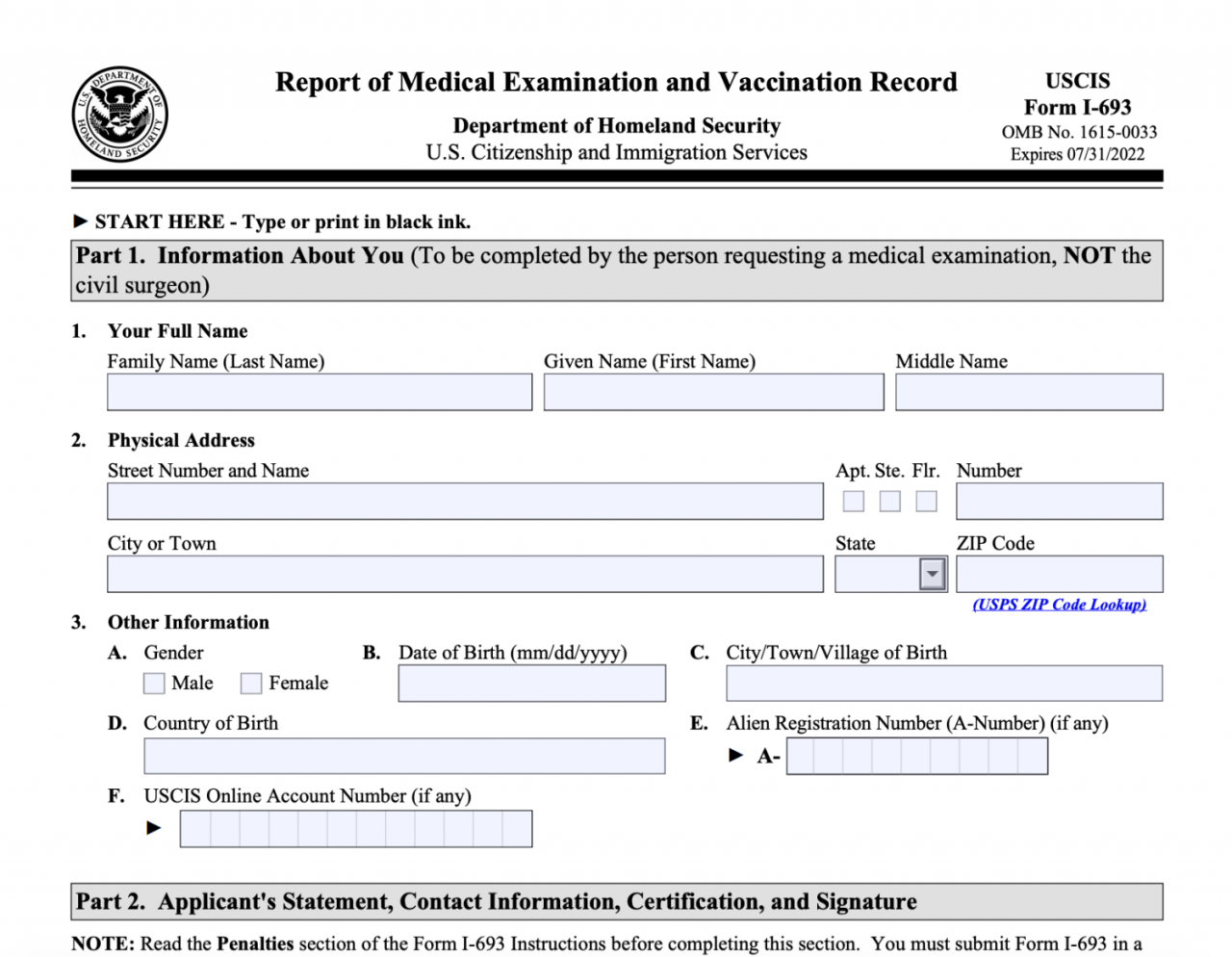 How to Prepare for the Immigration Medical Exam